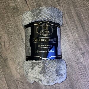 NWT Grey throw blanket